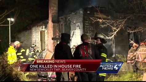 One Person Dead After House Fire In New Sewickley Township Youtube