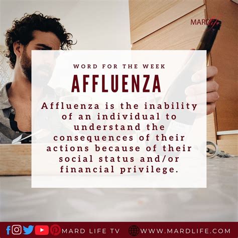 Affluenza (Word For The Week) | MARD LIFE