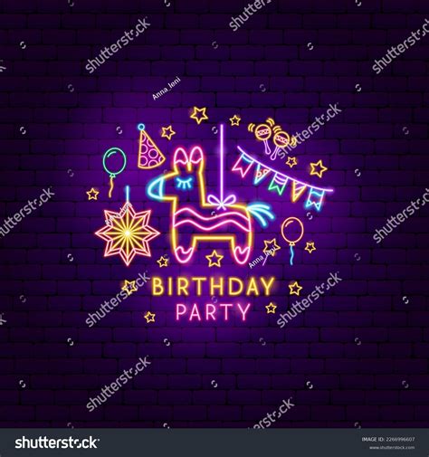 Glowing Neon Fiesta Party Images Stock Photos Vectors Shutterstock