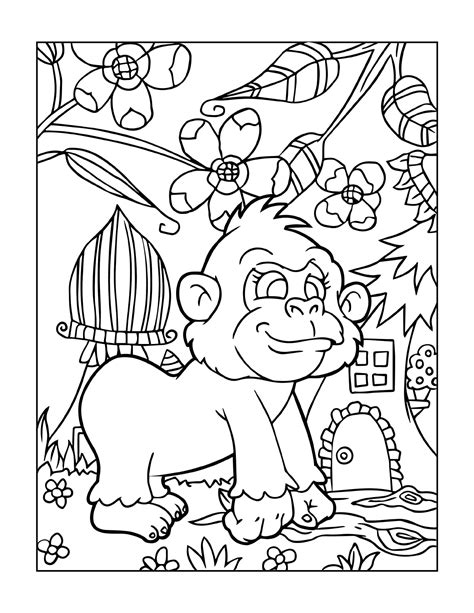 Coloriages Jungle Imprimer