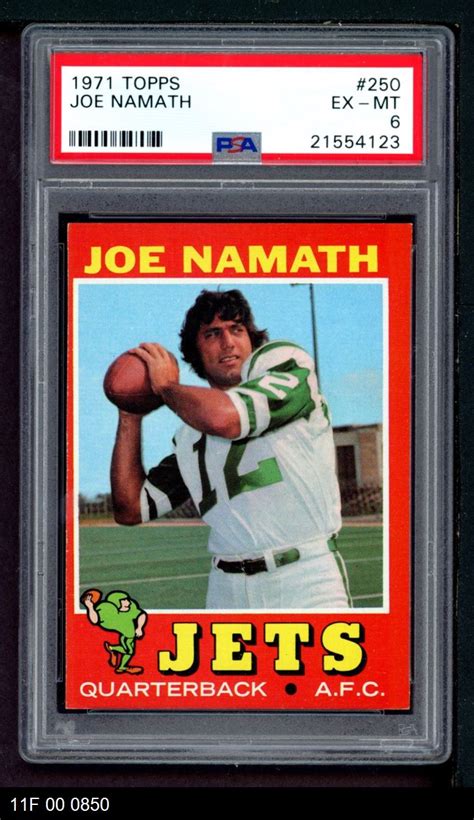 Topps Joe Namath