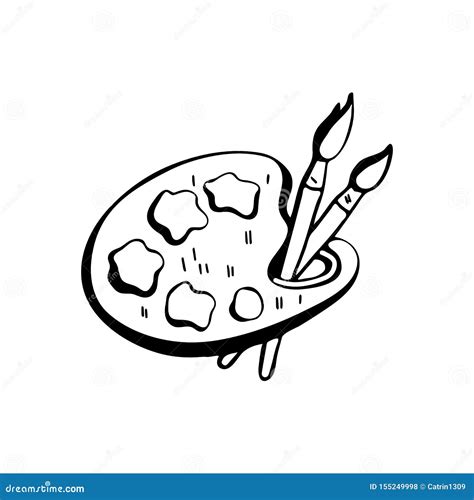 Vector Paint Brush Clip Art Black And White - Ilosofia