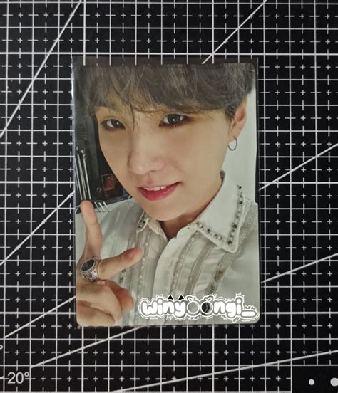 Yoongi Suga Love Yourself Speak Yourself Ring Mini Photocard Hobbies