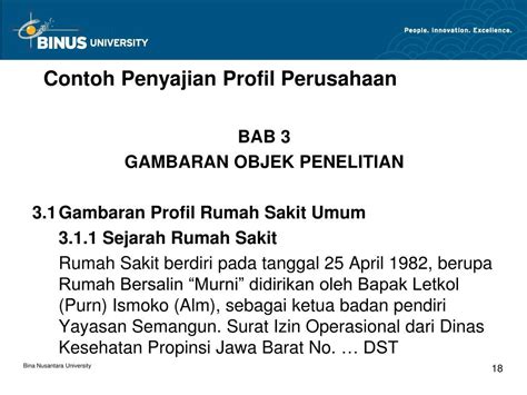 gambaran objek penelitian pertemuan   powerpoint
