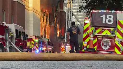 Crews Battled Fire At First Baptist Dallas Secondary Chapel Nbc Bay Area