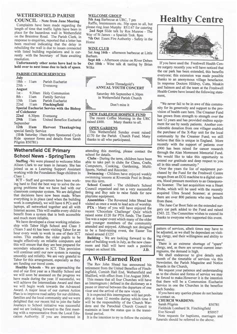 Wethersfield News: July 2004 | Wethersfield History