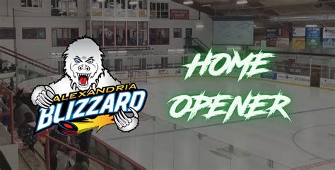 BLIZZARD HOME OPENER | OCT 15 7:10P | ALEXANDRIA BLIZZARD