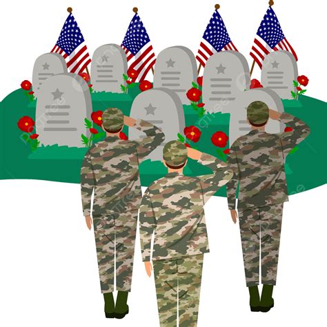 Saluting Soldiers Png Transparent The Soldier Saluted Memorial Day