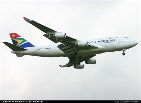 ZS SAK Boeing 747 444 South African Airways Hannes Meyer JetPhotos