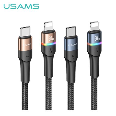 Jual Usams U Kabel Data Type C To Lightning Pd Fast Charging W