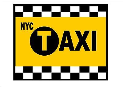 New York City Taxi Sign Reproduction NYC Cab Sign Metal Plate New York