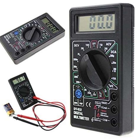 Promo Digital Multimeter Multitester Digital Dt Black Diskon Di