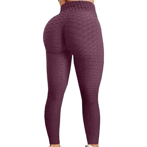 Pantalon Leggings Femme Anti Cellulite Push Up Butt Lift Elastique