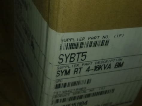 APC Genuine Symmetra LX SYBT5 Battery Cartridge [sybt5NEW]