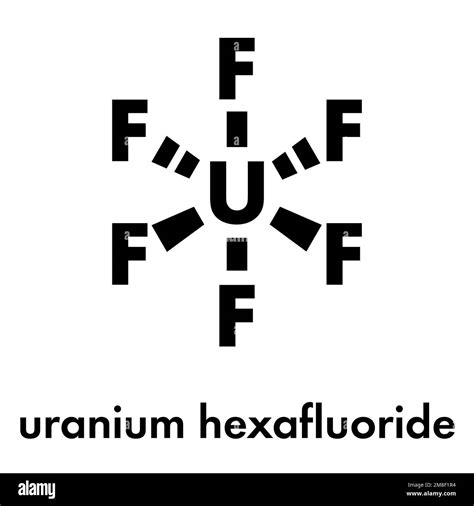 Uranium hexafluoride. Volatile uranium compound that is used for uranium enrichment in gas ...