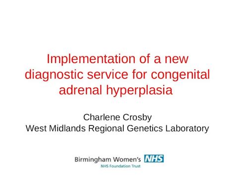 Ppt Implementation Of A New Diagnostic Service For Congenital Adrenal Hyperplasia Dokumentips