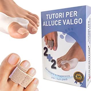 Tutore Alluce Valgo Correttore Separatore Dita Piede In Silicone