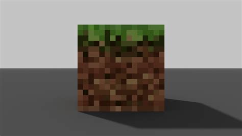 3D model MineCraft grass block 3D model VR / AR / low-poly | CGTrader