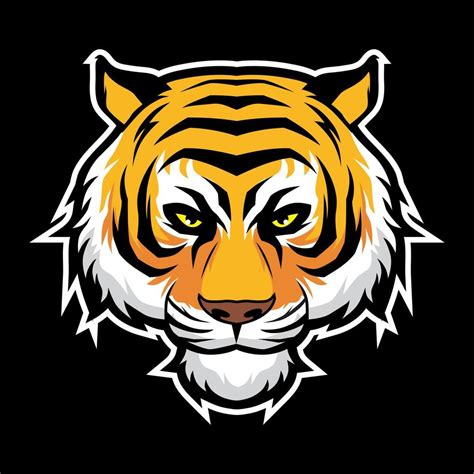 Vector Illustration Of Tiger Head Mascot 13785390 Vector Art At Vecteezy