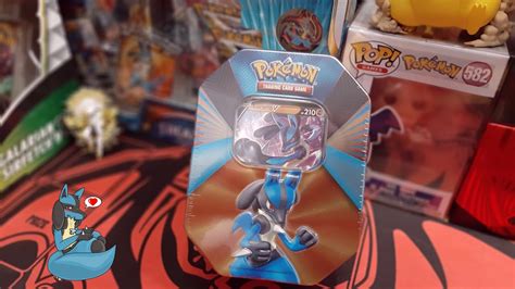 Pokemon Tcg Lucario V Forces Tin Opening Kart Pl Youtube