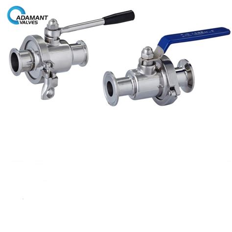 AV 2MCC Sanitary Cavity Filled Ball Valve With Tri Clamp Ends Manual Type