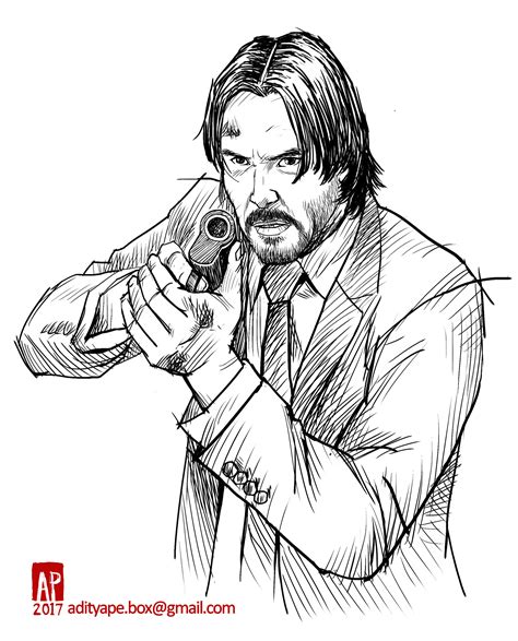 Artstation John Wick Fan Art