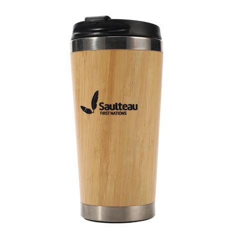 Eco Friendly Bottle Stainless Steel Bamboo Tumbler Oz Travel Coffee