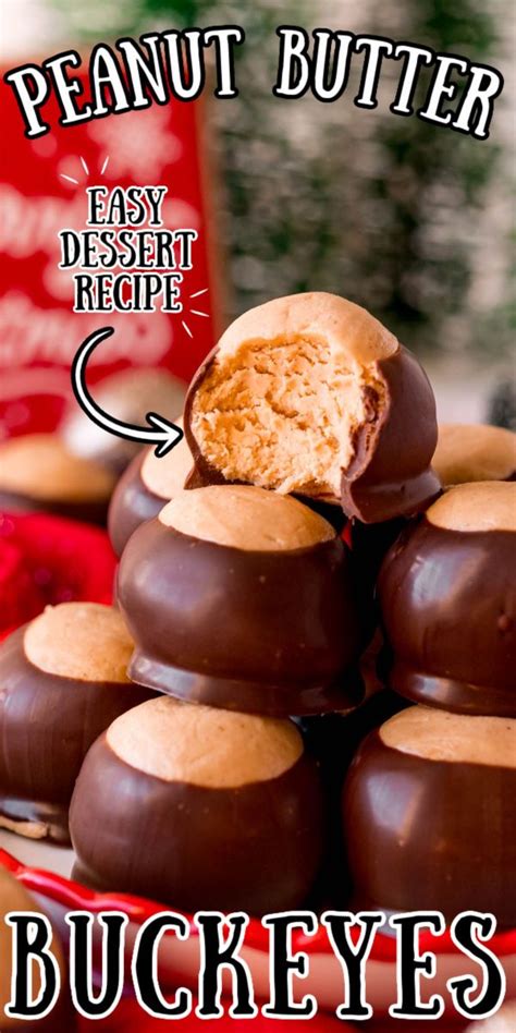 These Peanut Butter Buckeye Balls Are A Traditional No Bake Treat Made