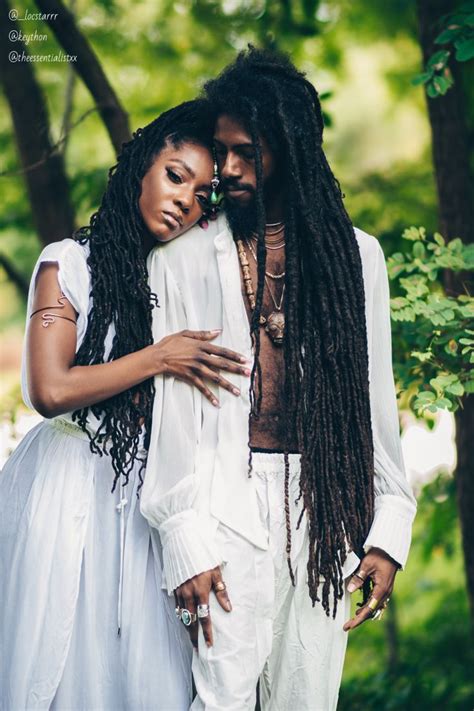 Black Love Empowering Couple With Natural Locs