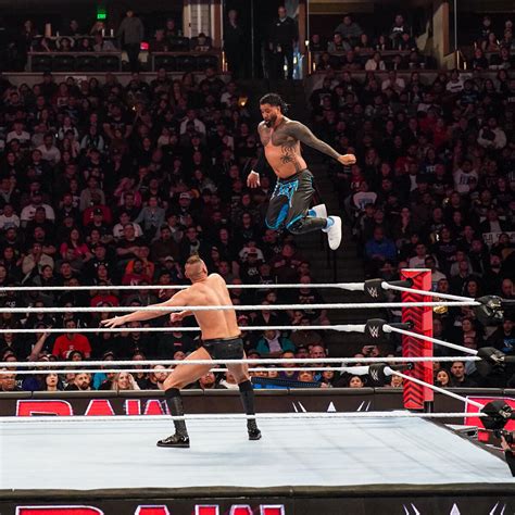 Jey Uso Vs Gunther Monday Night Raw February 19 2024 WWE Photo