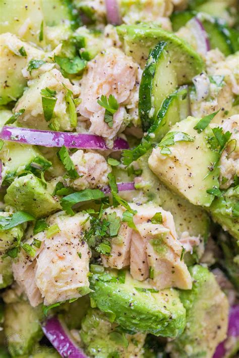 Avocado Tuna Salad Recipe VIDEO NatashasKitchen