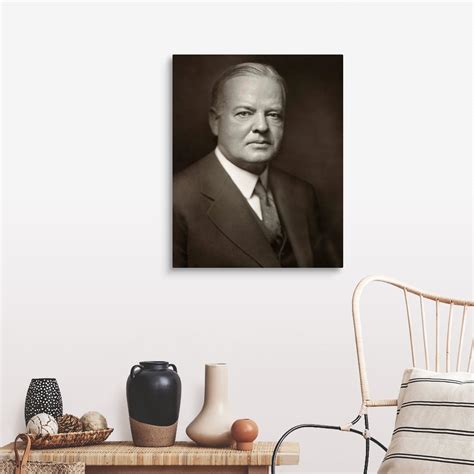 Herbert Hoover Portrait Wall Art Canvas Prints Framed Prints Wall