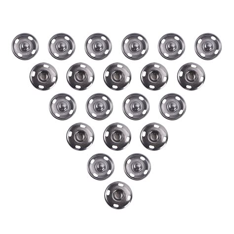 Sets Sew On Snaps Buttons Metal Snaps Fasteners Press Studs Buttons