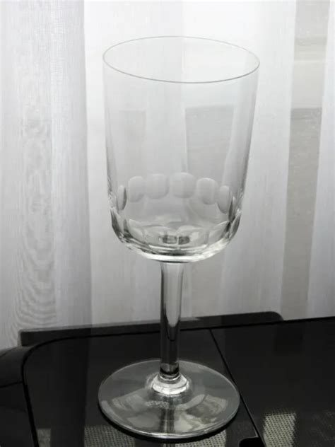 Baccarat Saint Louis Ancien Verre A Vin De Table En Cristal Taille