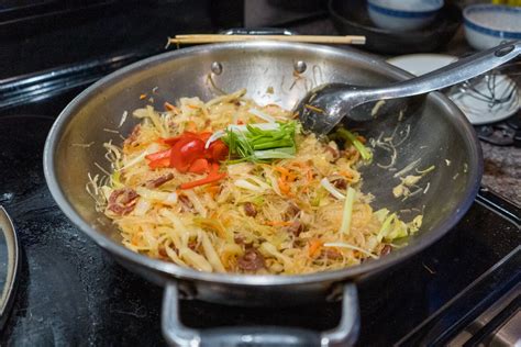 Delicious Home Style Stir Fried Rice Vermicelli Recipe