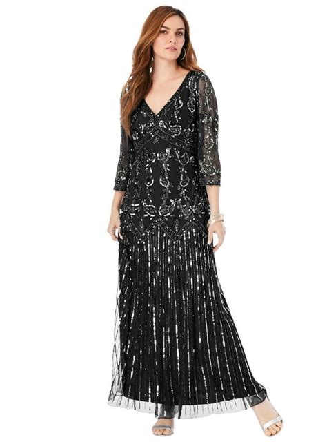 Plus Size Beaded Dresses