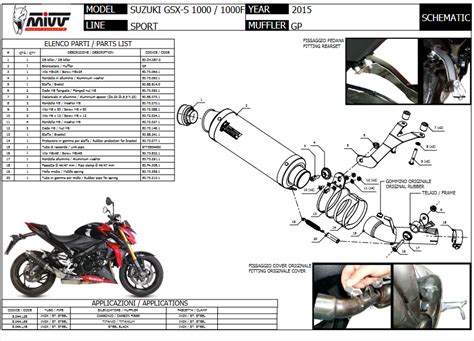 Mivv Suzuki Gsx S F Pot D Echappement Moto Silencieux Gp