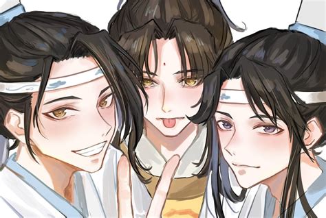 2 Jin Ling Lan Sizhui Lan Jingyi Fanart VK Dark Anime Guys