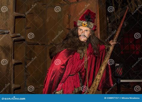 Vlad The Impaler Wax Statue At Madame Tussaud Museum London Editorial