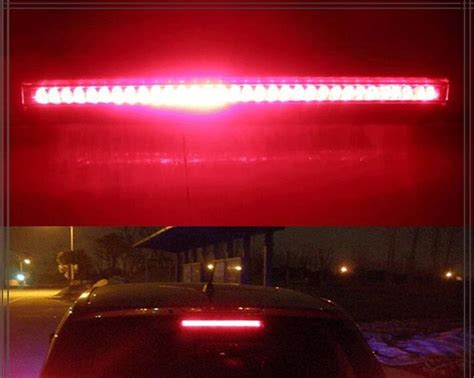 Tercera Luz De Freno Roja Universal Adhesivo Led Auto V Mercado