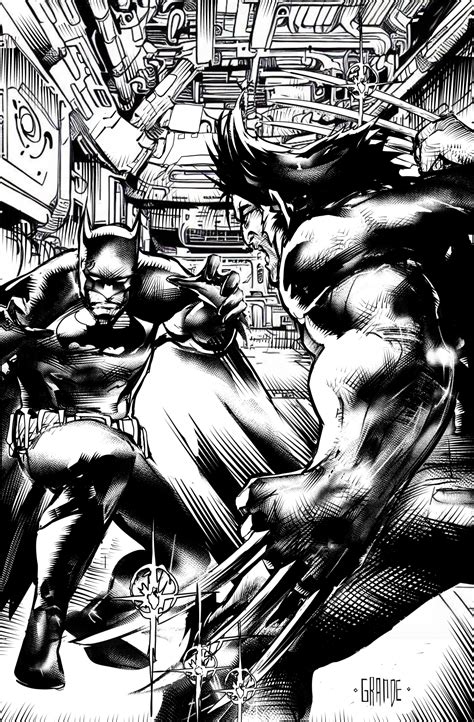 Wolverine vs Batman by johnnymorbius on DeviantArt