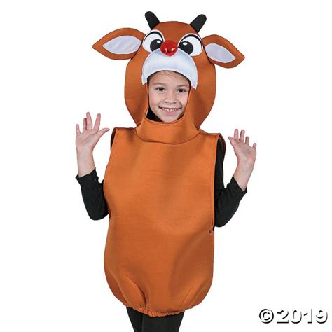 Kid's Shiny Nose Rudolph the Red-Nosed Reindeer® Costume (1 Piece(s ...