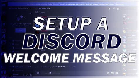 Discord Welcome Template