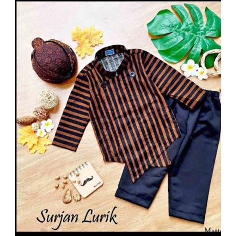 Jual Baju Adat Jawa Baju Sorjan Anak Komplit Shopee Indonesia