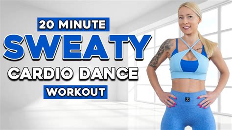 20 Min Sweaty Cardio Aerobics Dance Workout All Standing Knee Friendly