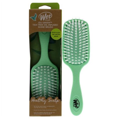 Wet Brush Go Green Tea Tree Oil Infused Brush 1 Ct Frys Food Stores