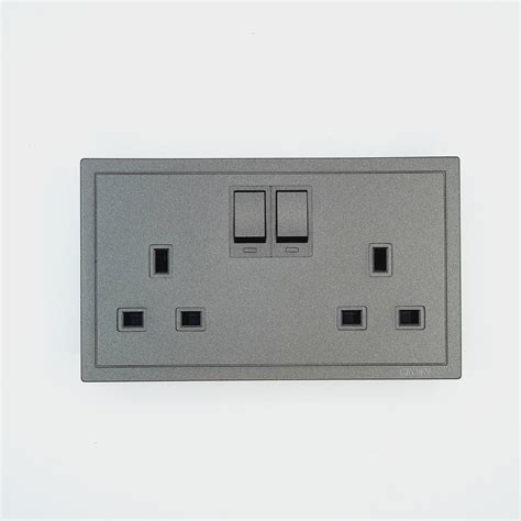 Crown Cm Series Switch Matte Black Switched Socket Outlet Suis Soket Sirim Approved Shopee