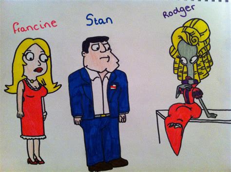 American dad characters by VintageDelilah on DeviantArt