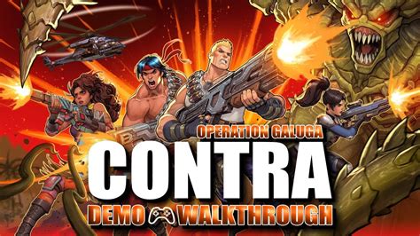 Contra Operation Galuga Demo Playthrough Nintendo Switch Youtube