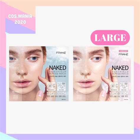 พรอมสง Franz Naked Sunshield Peptide Patch 5 Pairs Pink Blue